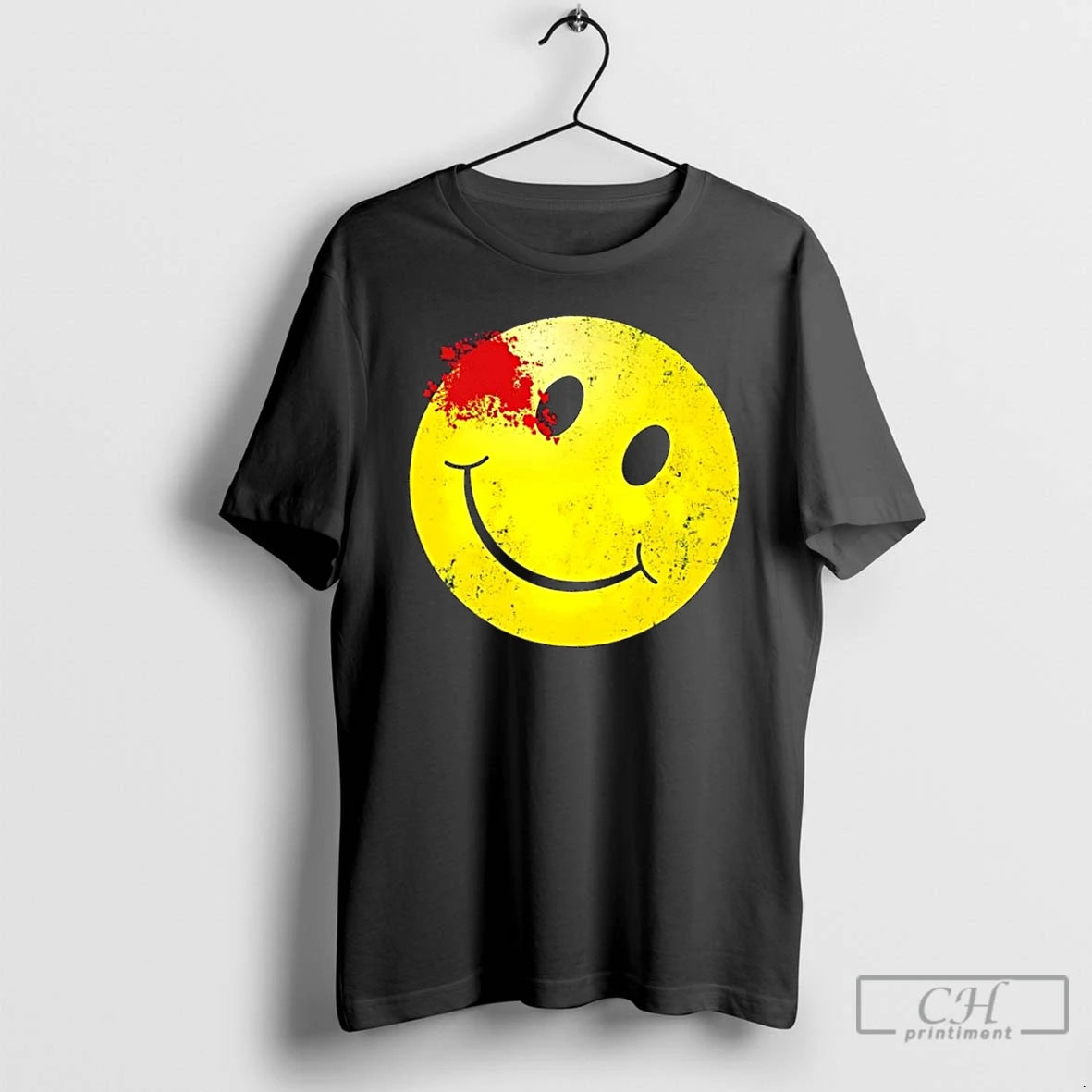 Classic Bloody Smiling Face Vintage Smile T Shirts Hoodie, Sweatshirt | InkNestWear.com