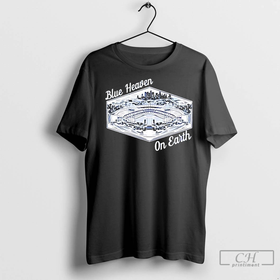 Classic Blue Heaven On Earth Los Angeles Dodgers Stadium T-Shirts, Hoodie, Sweatshirt | InkNestWear.com