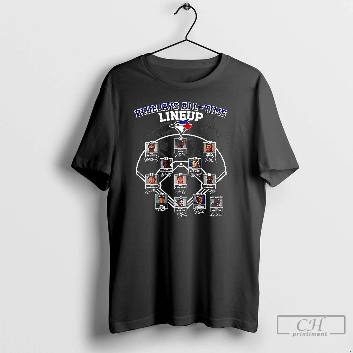 Classic Blue Jays All Time Lineup Signature T Shirts Hoodie, Sweatshirt | InkNestWear.com