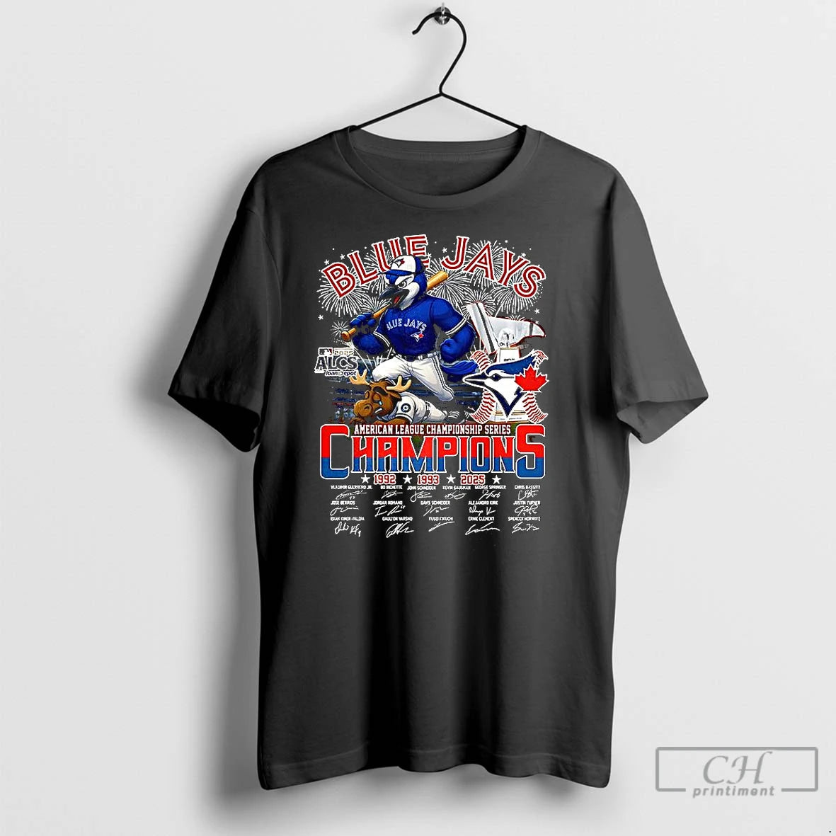 Classic Blue Jays Beat Mariners Alcs World Series 2025 Champions Player Signature T-Shirts, Hoodie, Sweatshirt