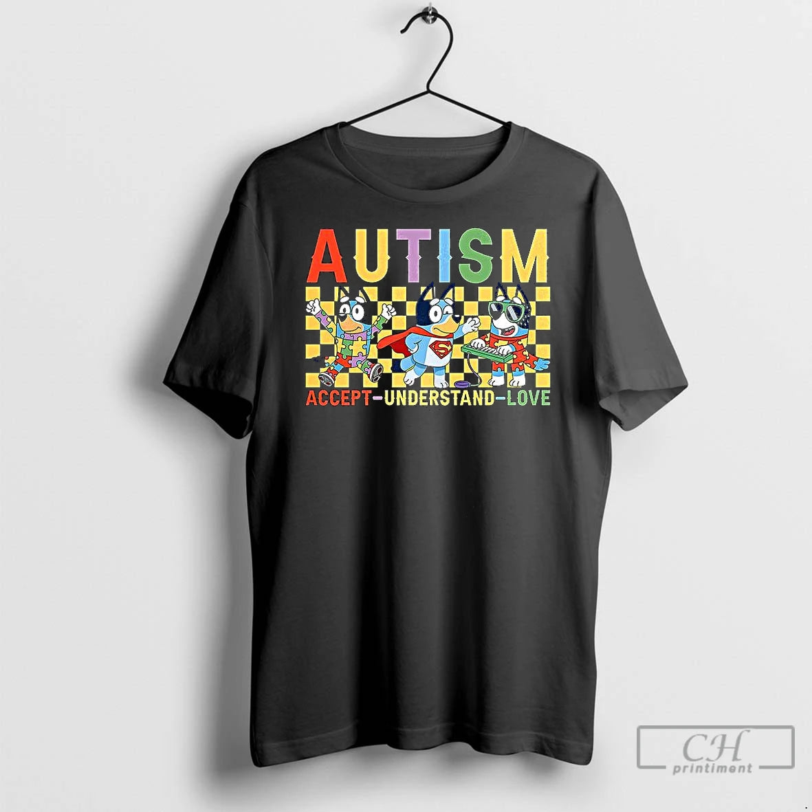 Classic Bluey Autism Accept Understand Love Awareness T-Shirts, Hoodie, Sweatshirt | InkNestWear.com