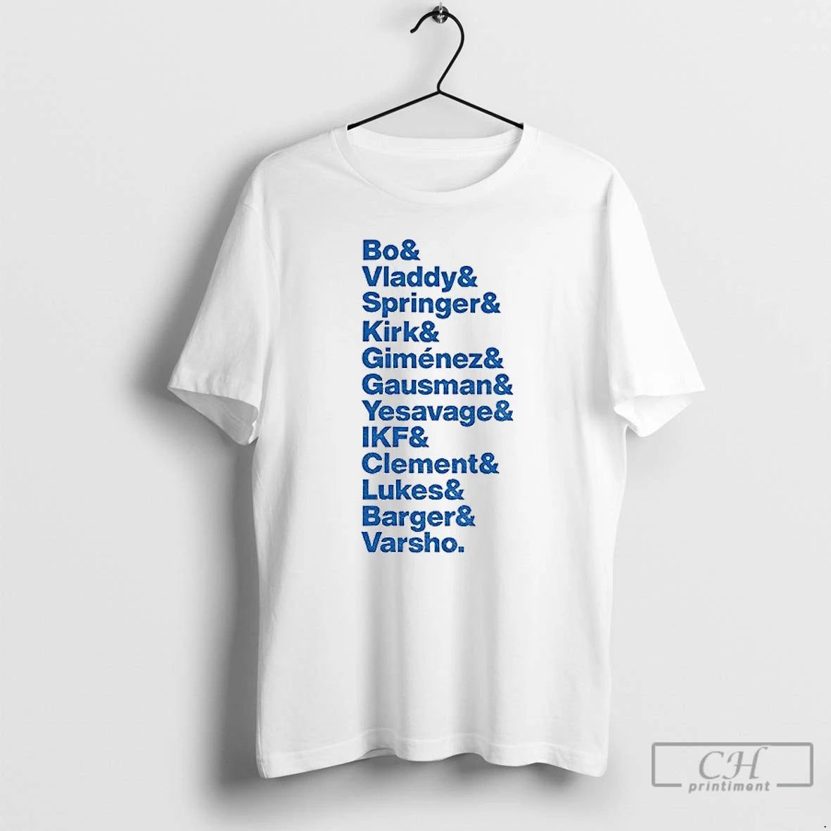 Classic Bo Vladdy Springer Kirk Gimenez Gausman Yesavage Ikf Lukes Clement Toronto Blue Jays Players T-Shirts, Hoodie,...