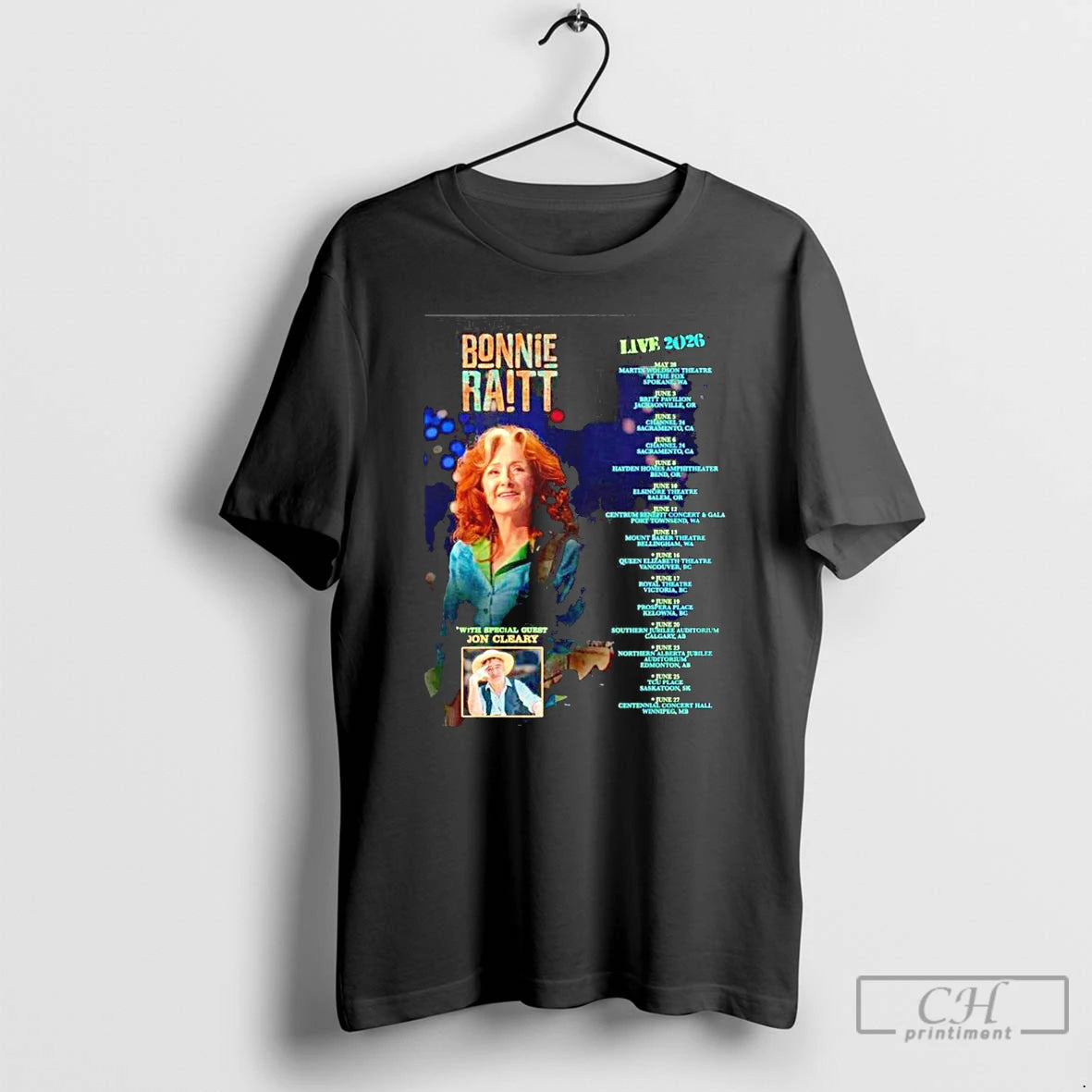 Classic Bonnie Raitt Live 2026 Tour T-Shirts, Hoodie, Sweatshirt | InkNestWear.com