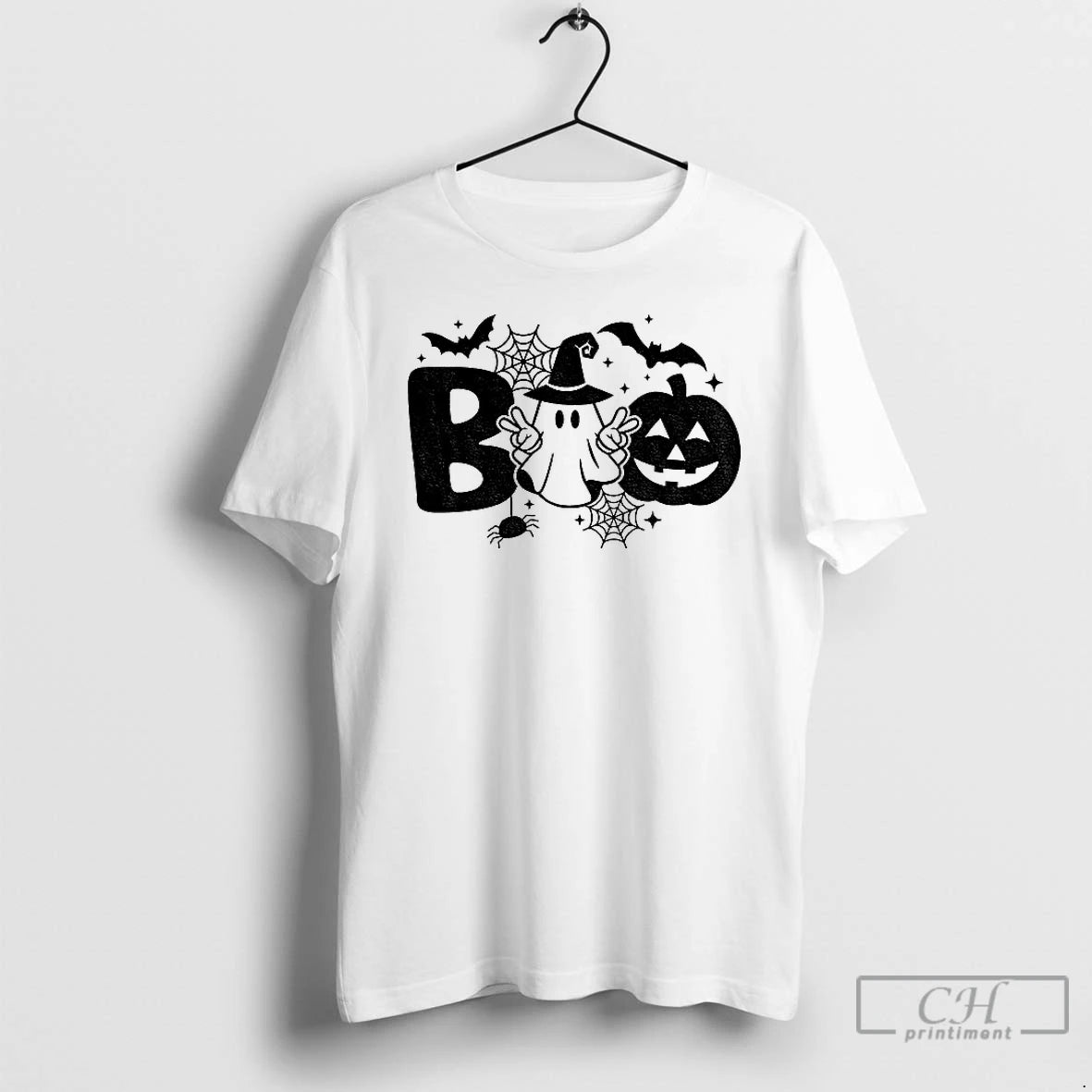 Classic Boo Halloween Ghost Pumpkin Spider Spooky Season T Shirts Hoodie, Sweatshirt | InkNestWear.com