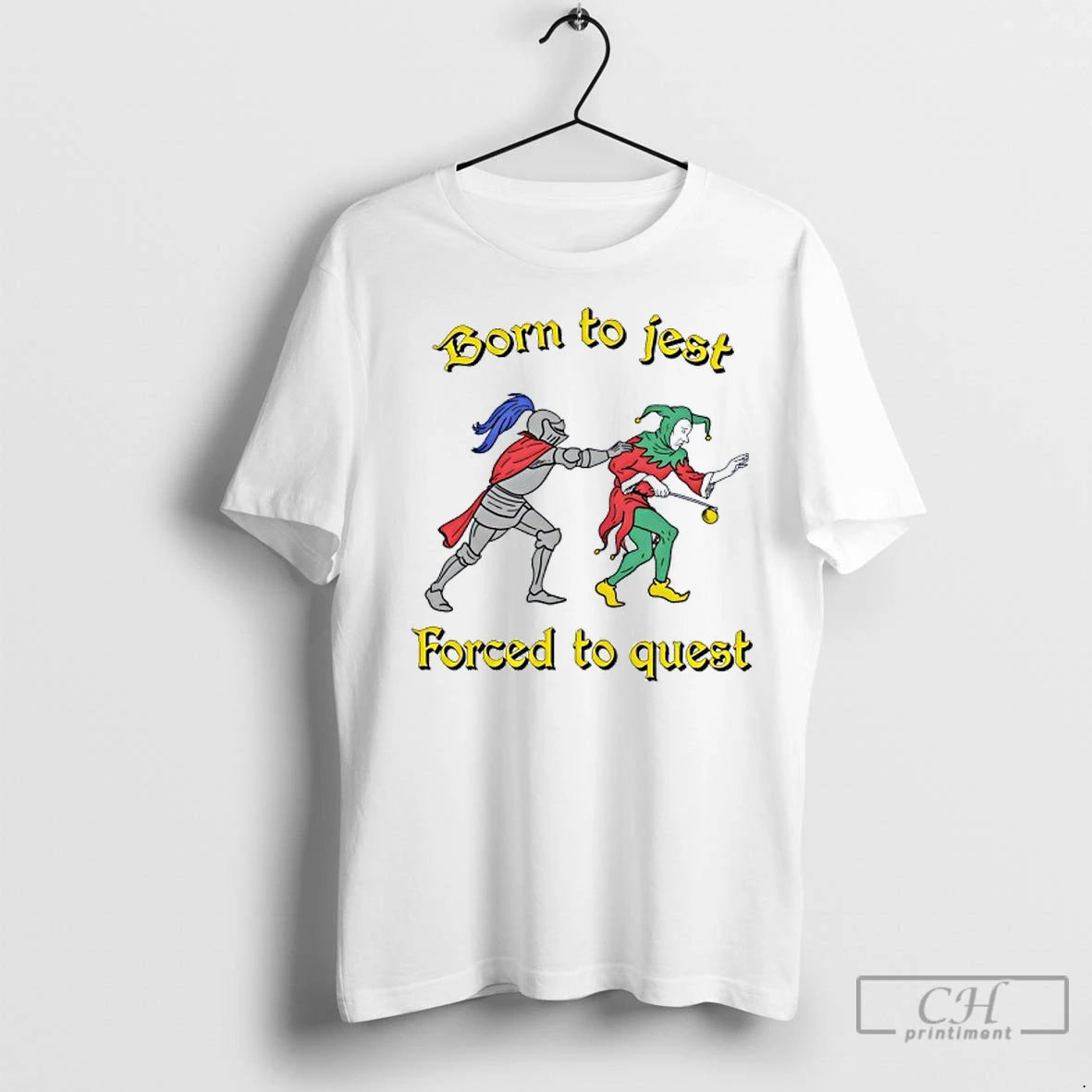 Classic Born To Jest Forced To Quest T-Shirts, Hoodie, Sweatshirt | InkNestWear.com