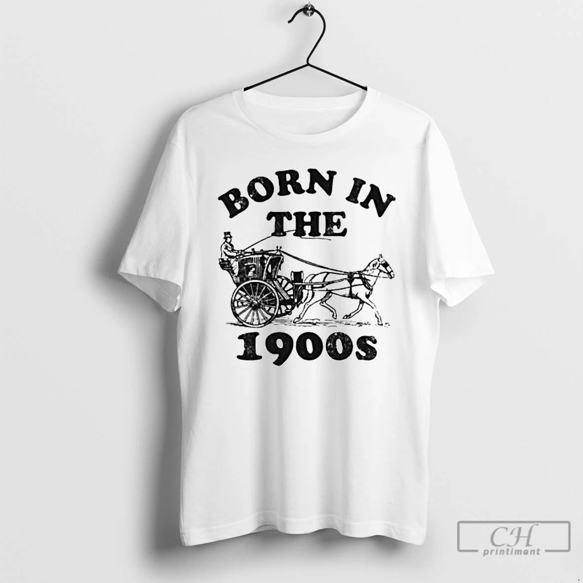 Classic Born In The 1900s Horse Drawn Carriage Ornaments T Shirts Hoodie, Sweatshirt | InkNestWear.com