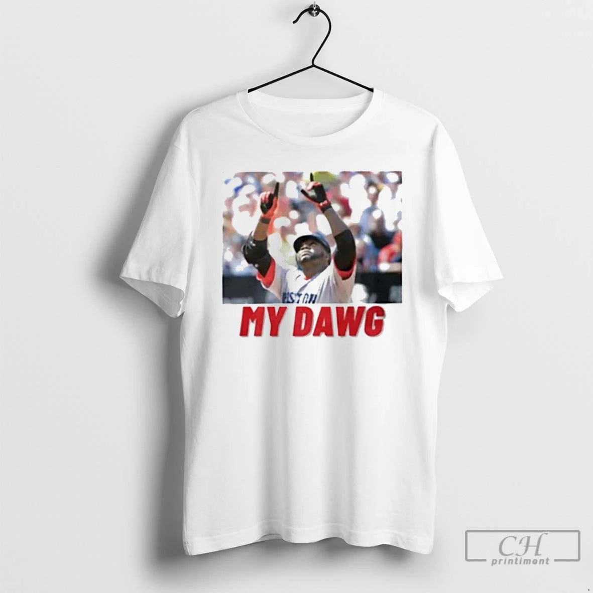 Classic Boston Red Sox David Ortiz My Dawg Photo T Shirts Hoodie, Sweatshirt | InkNestWear.com