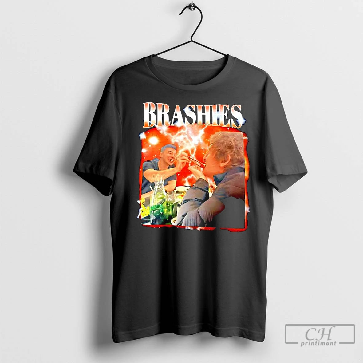 Classic Brashies Two Man Graphic Eating T-Shirts, Hoodie, Sweatshirt | InkNestWear.com