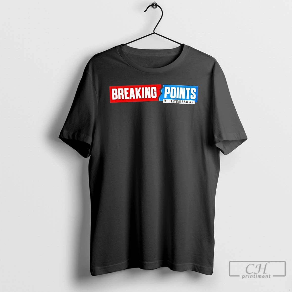 Classic Breaking Points With Krystal And Saagar Logo T Shirts Hoodie, Sweatshirt | InkNestWear.com