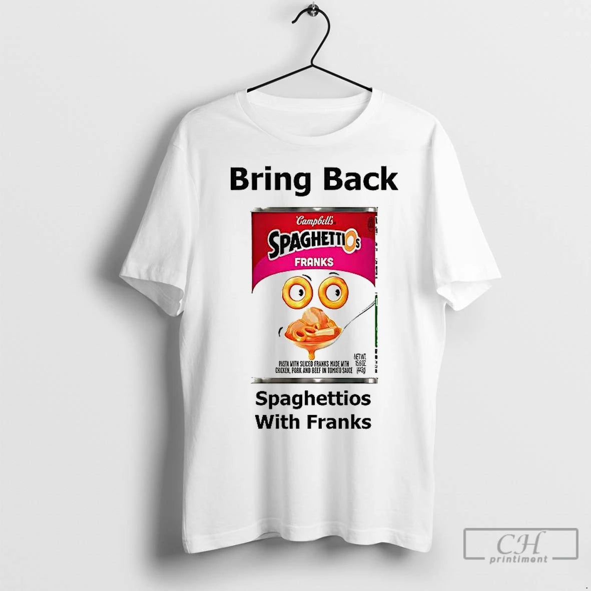 Classic Bring Back Spaghettios With Franks T-Shirts, Hoodie, Sweatshirt | InkNestWear.com