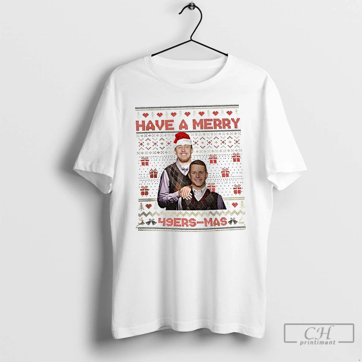 Classic Brock Purdy George Kittle San Francisco Football Have A Merry 49ers Mas T Shirts Hoodie, Sweatshirt | InkNestWear.com