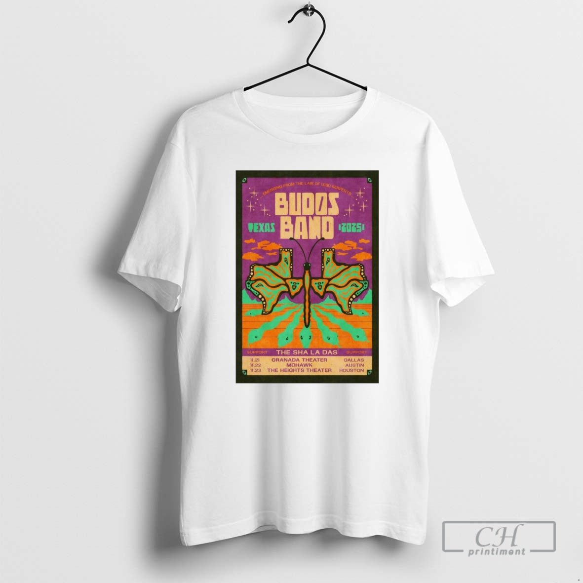 Classic Budos Band Tx Tour 2025 11 21 Granada Theater Dallas 11 22 Mohawk Austin T-Shirts, Hoodie, Sweatshirt