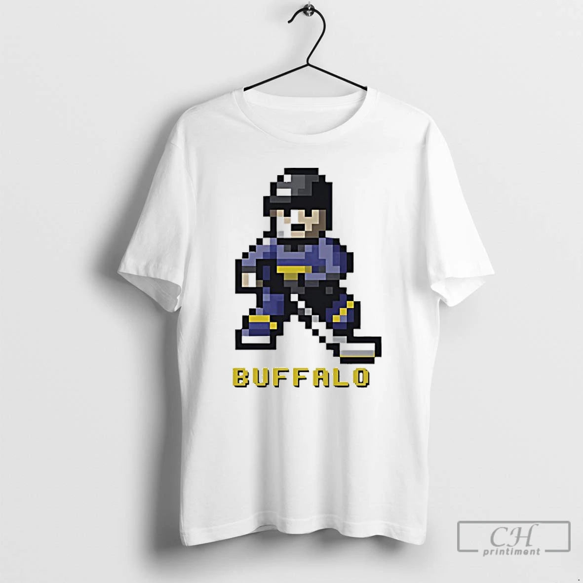 Classic Buffalo Sabres Hockey 8 Bit Retro Baller T Shirts Hoodie, Sweatshirt | InkNestWear.com