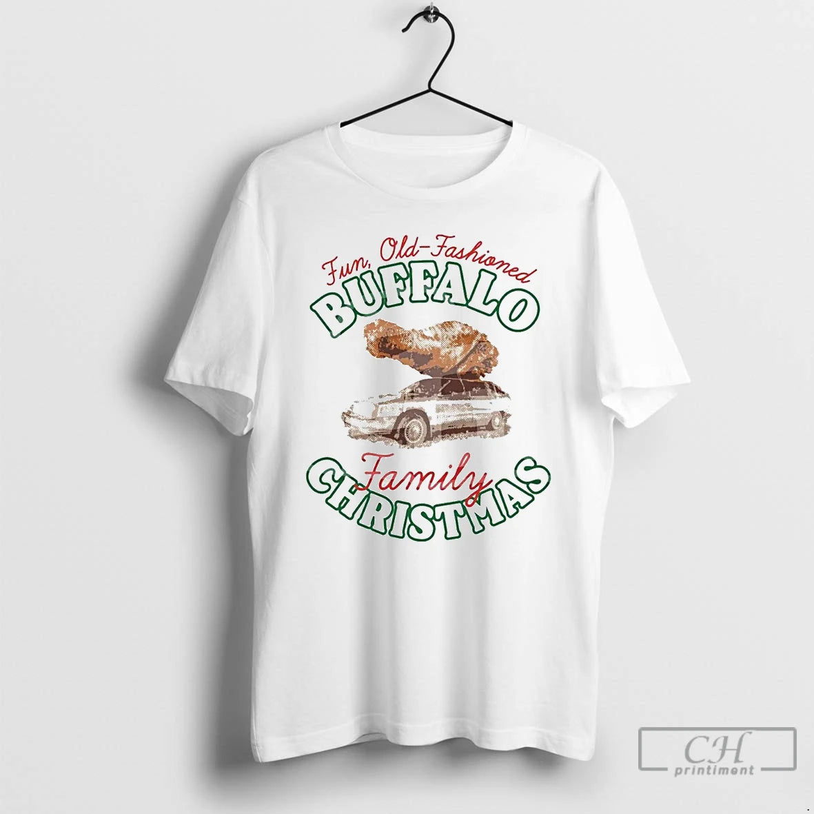 Classic Buffalo Family Christmas Drumstick Fun Old Fashioned T Shirts Hoodie, Sweatshirt | InkNestWear.com