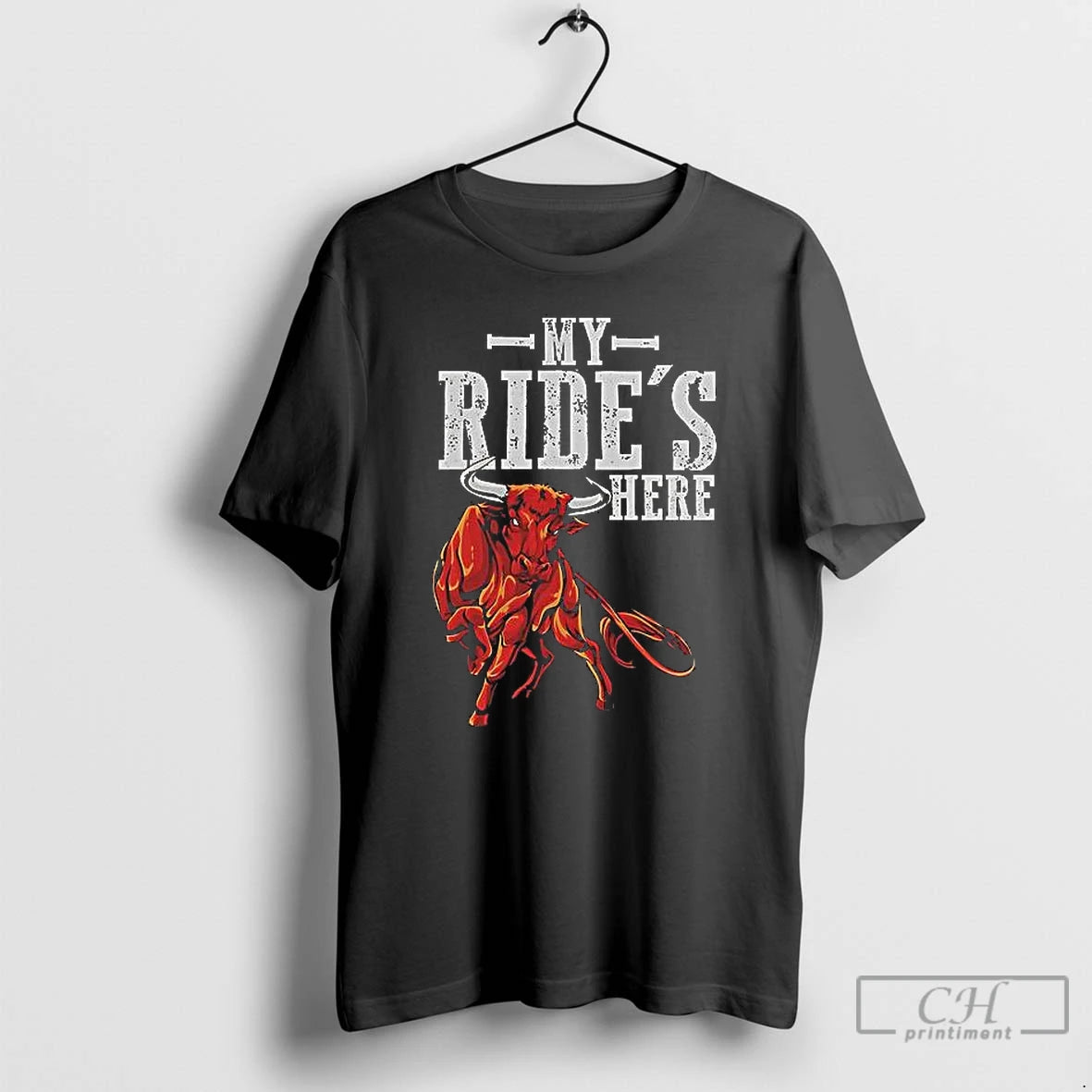 Classic Bull Riding My Rides Here T Shirts Hoodie, Sweatshirt | InkNestWear.com