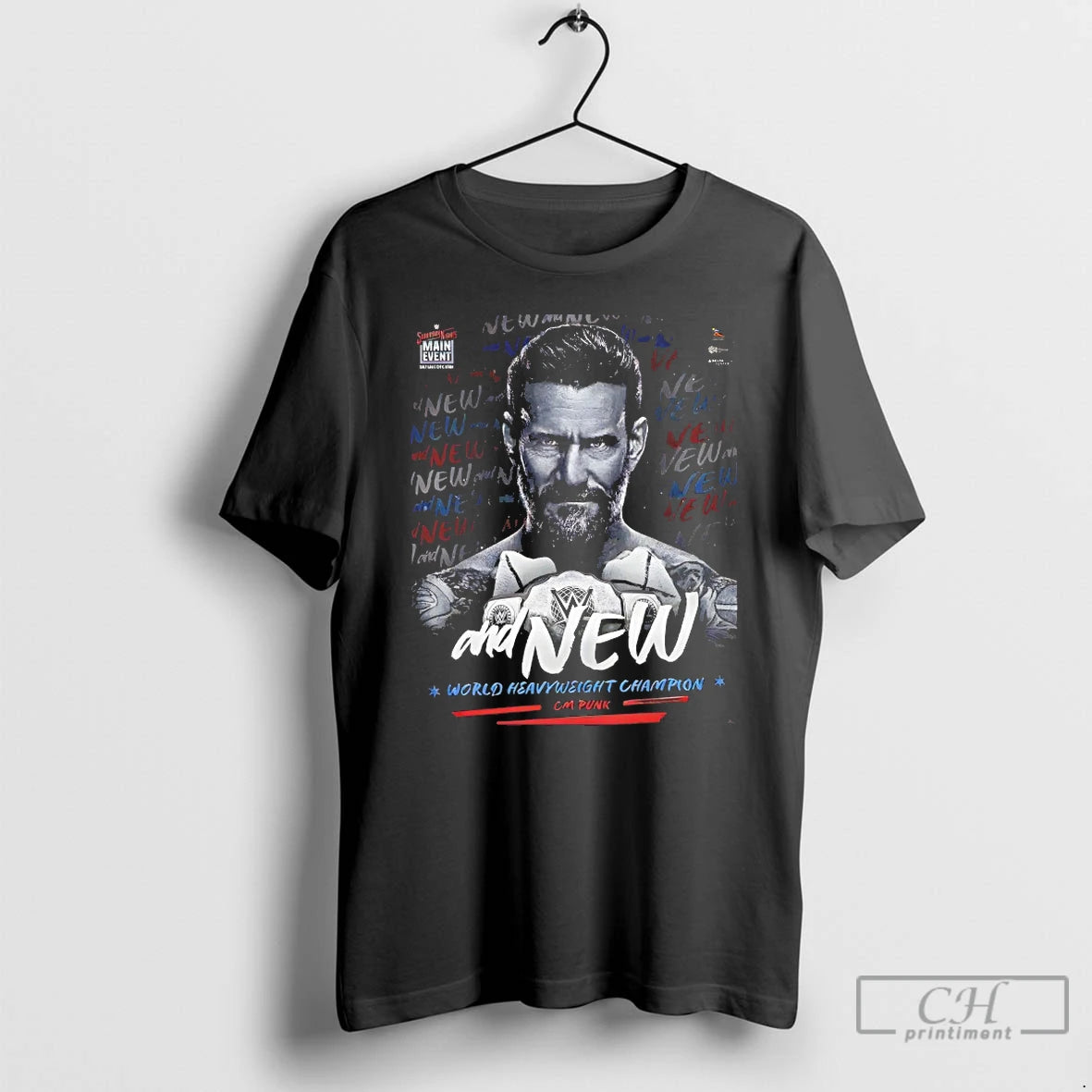 Classic Cm Punk And New World Heavyweight Champion T Shirts Hoodie, Sweatshirt | InkNestWear.com