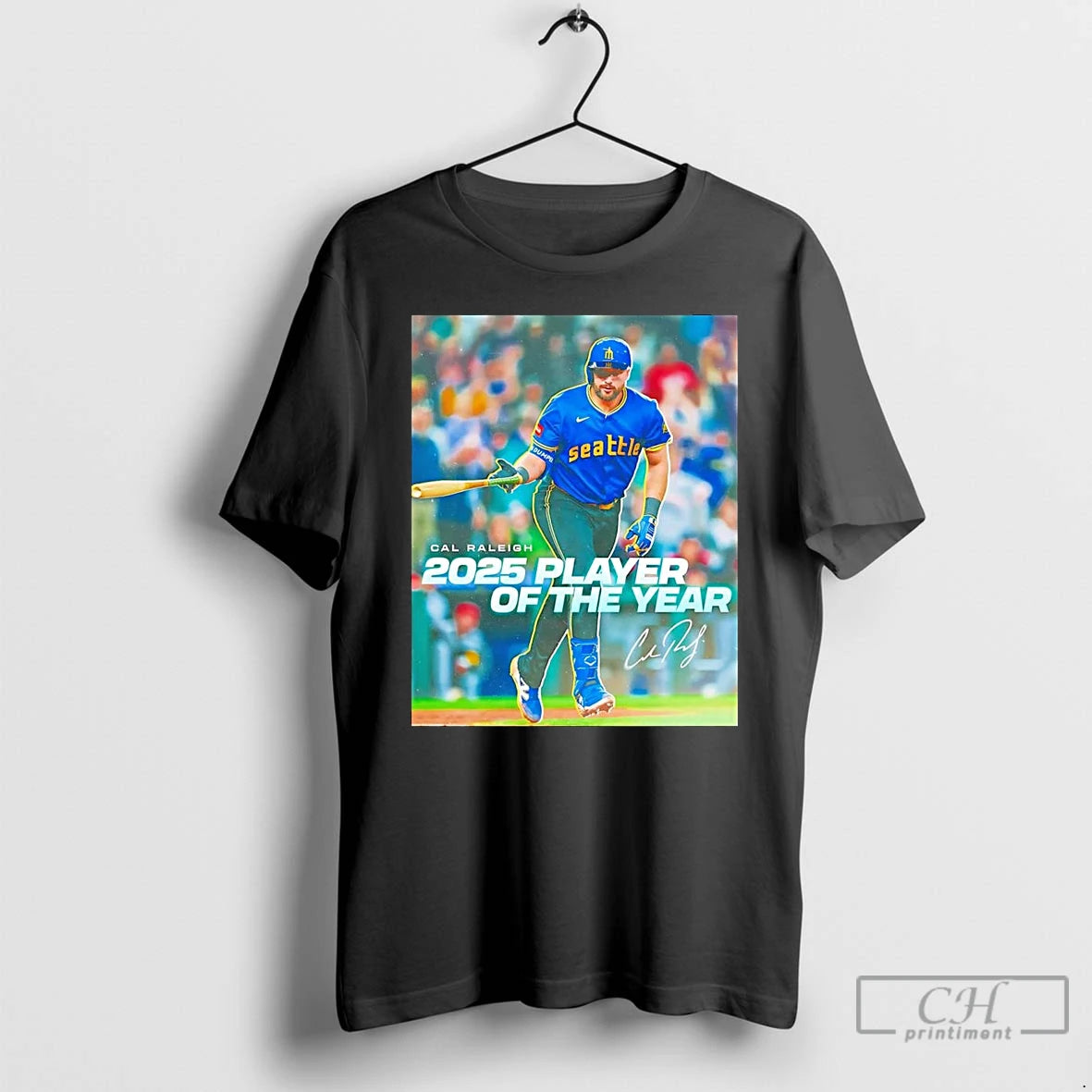 Classic Cal Raleigh 2025 Player Of The Year T Shirts Hoodie, Sweatshirt | InkNestWear.com