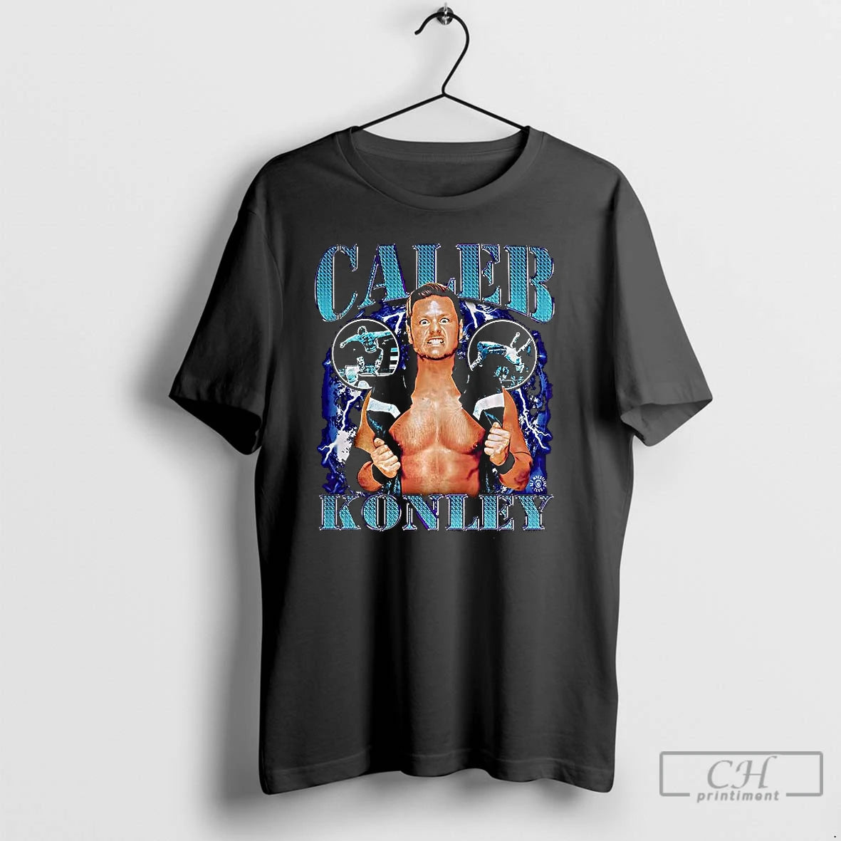 Classic Caleb Konley Kaleb Konley Wrestling Lighting Graphic 90s Vintage T Shirts Hoodie, Sweatshirt | InkNestWear.com