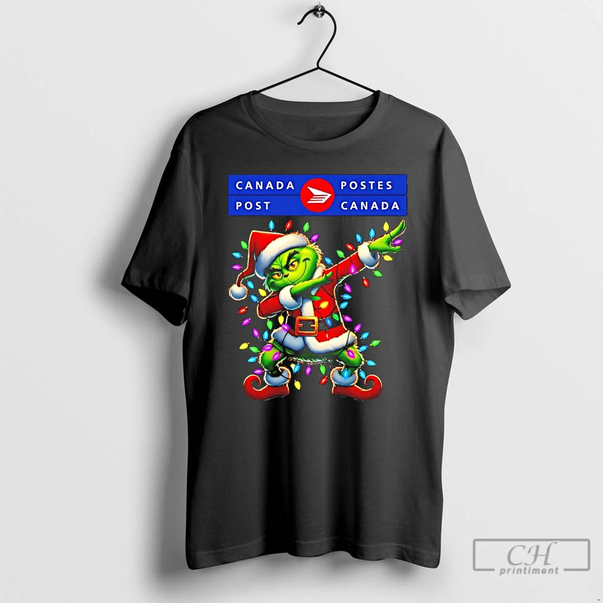 Classic Canada Post X Grinch Dabbing Christmas 2025 T Shirts Hoodie, Sweatshirt | InkNestWear.com