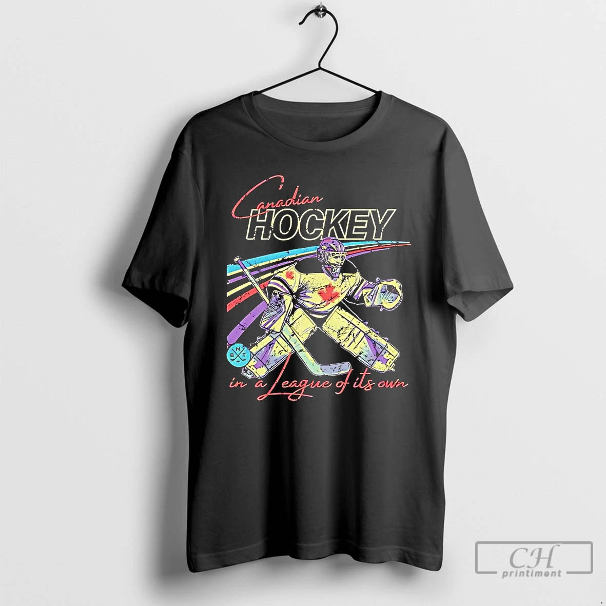 Classic Canadian Hockey Goalie In A League Of Its Own T Shirts Hoodie, Sweatshirt | InkNestWear.com