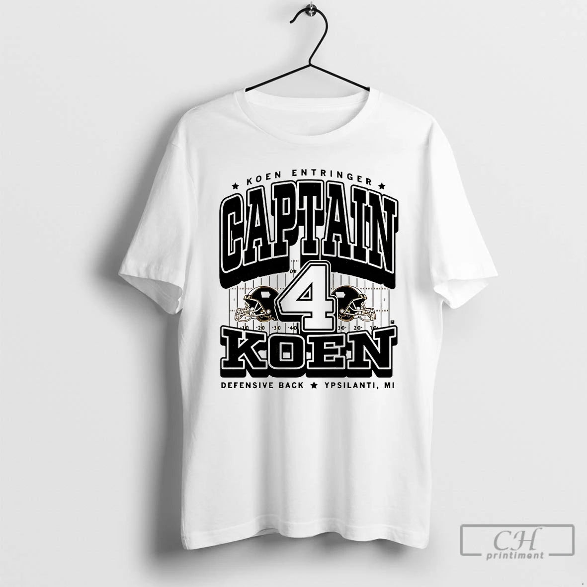 Classic Captain Koen Entringer Defensive Back Iowa Hawkeyes T Shirts Hoodie, Sweatshirt | InkNestWear.com