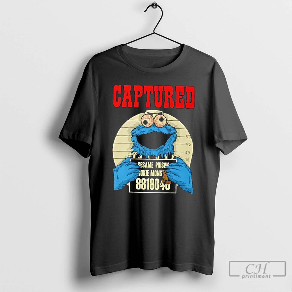 Classic Captured Cookie Monster Mugshot Vintage T Shirts Hoodie, Sweatshirt | InkNestWear.com