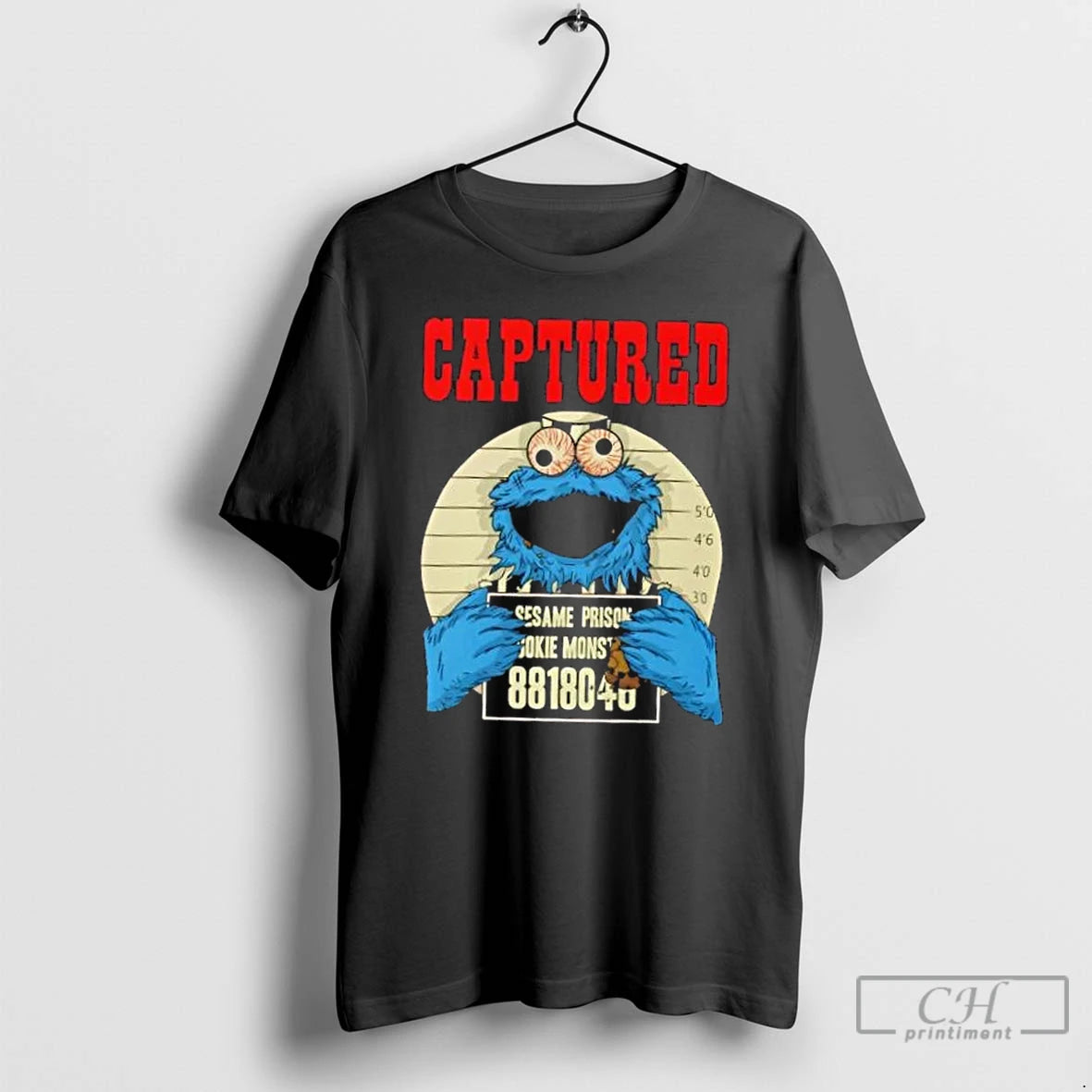 Classic Captured Cookie Monster Mugshot Vintage T Shirts Hoodie, Sweatshirt | InkNestWear.com