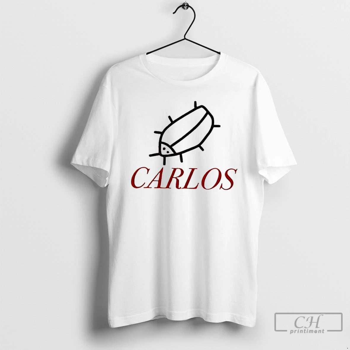 Classic Carlos Embroidered T Shirts Hoodie, Sweatshirt | InkNestWear.com