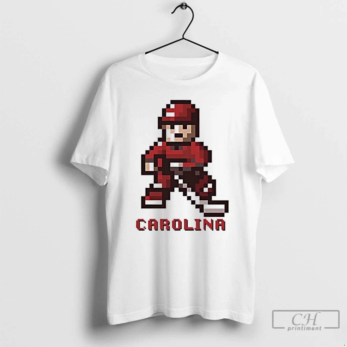 Classic Carolina Hurricanes Hockey 8 Bit Retro Baller T Shirts Hoodie, Sweatshirt | InkNestWear.com