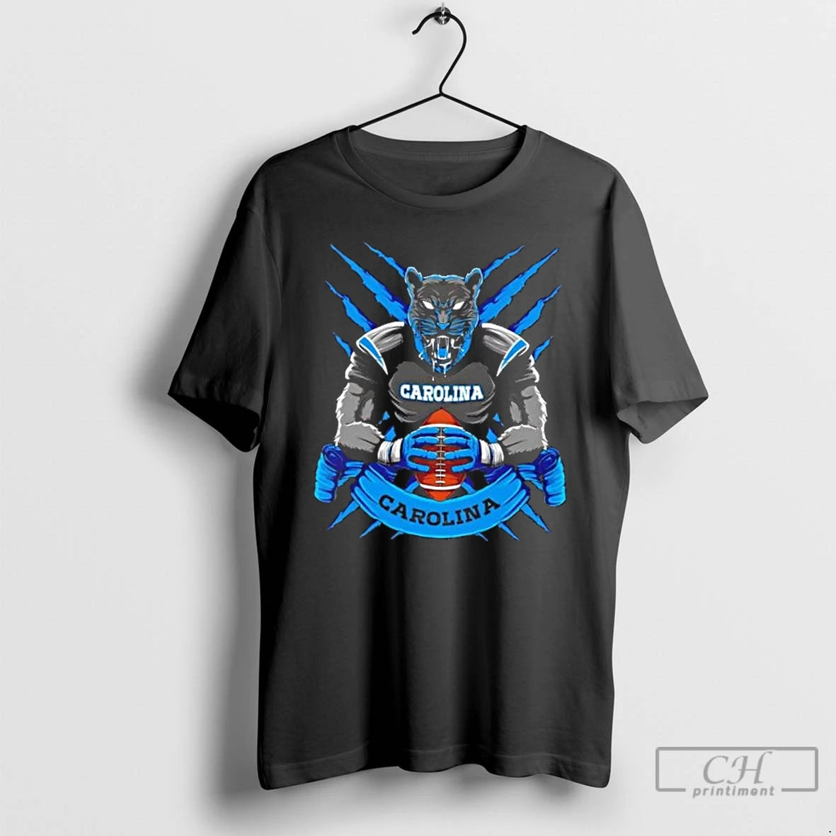 Classic Carolina Panthers War Football Mascot T Shirts Hoodie, Sweatshirt | InkNestWear.com