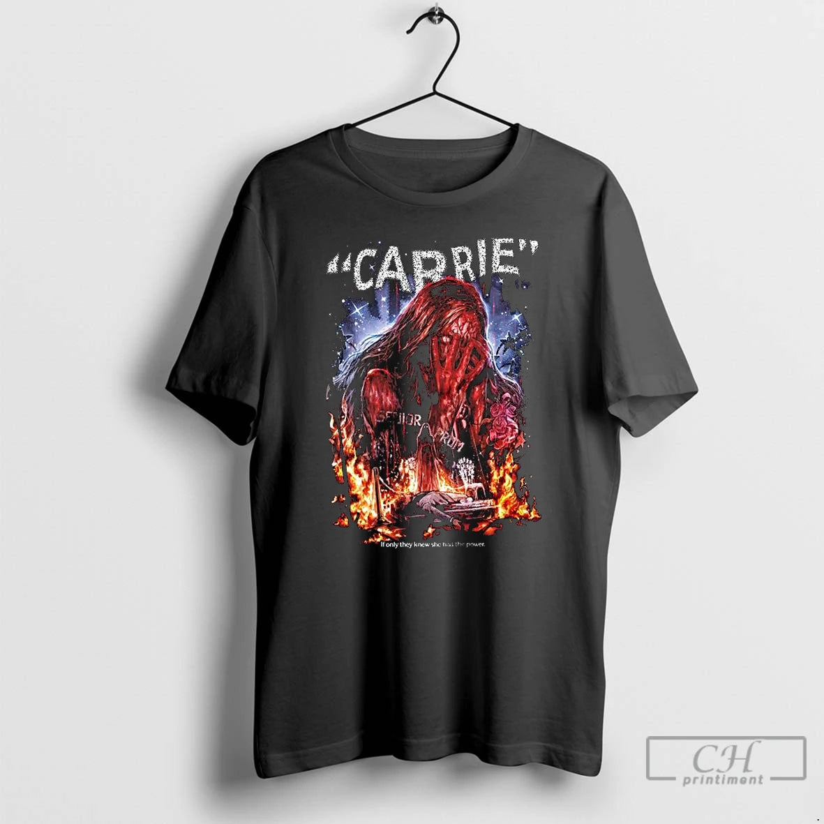 Classic Carrie If Only They Knew Horror Long Sleve T Shirts Hoodie, Sweatshirt | InkNestWear.com