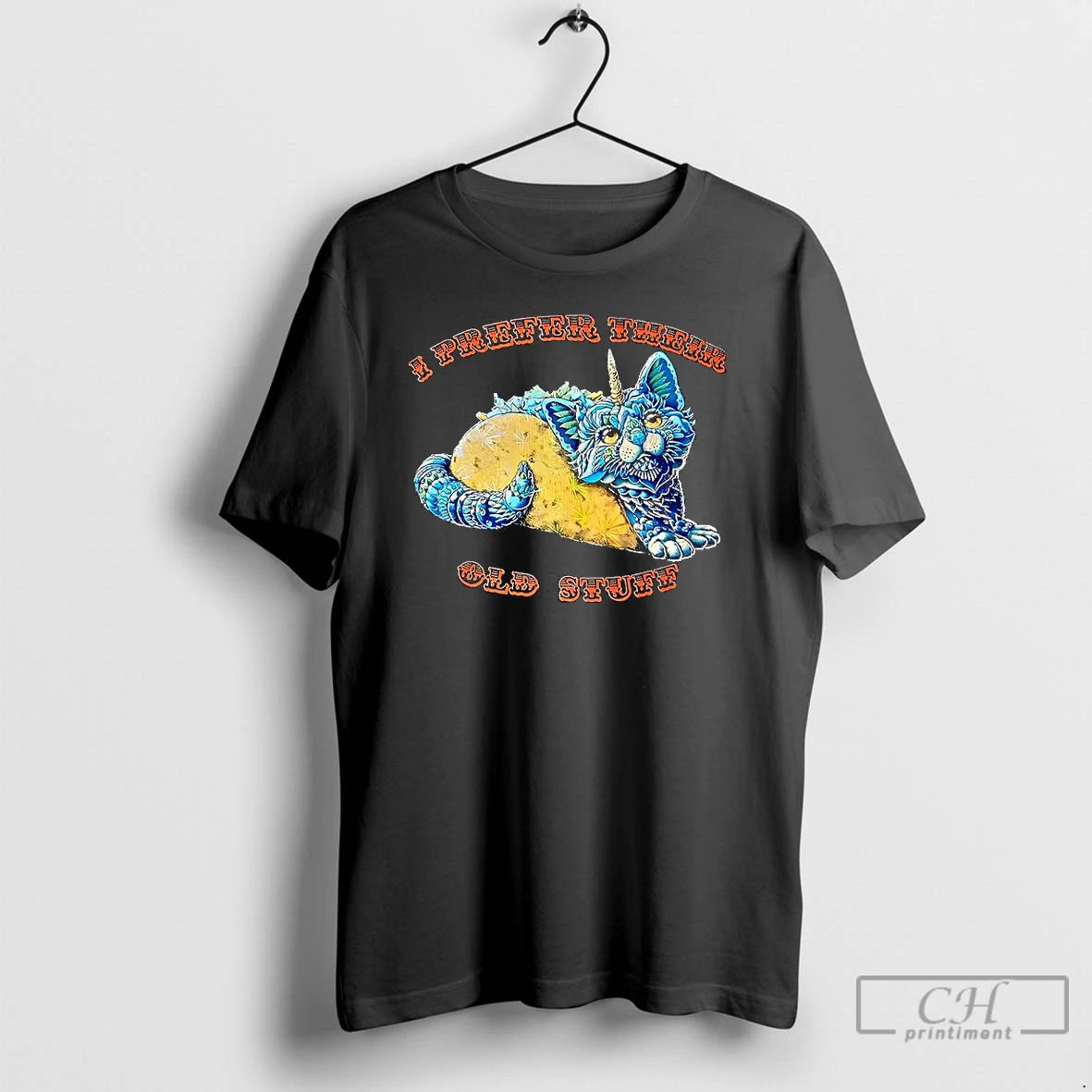 Classic Cat I Prefer Their Old Stuff T Shirts Hoodie, Sweatshirt | InkNestWear.com