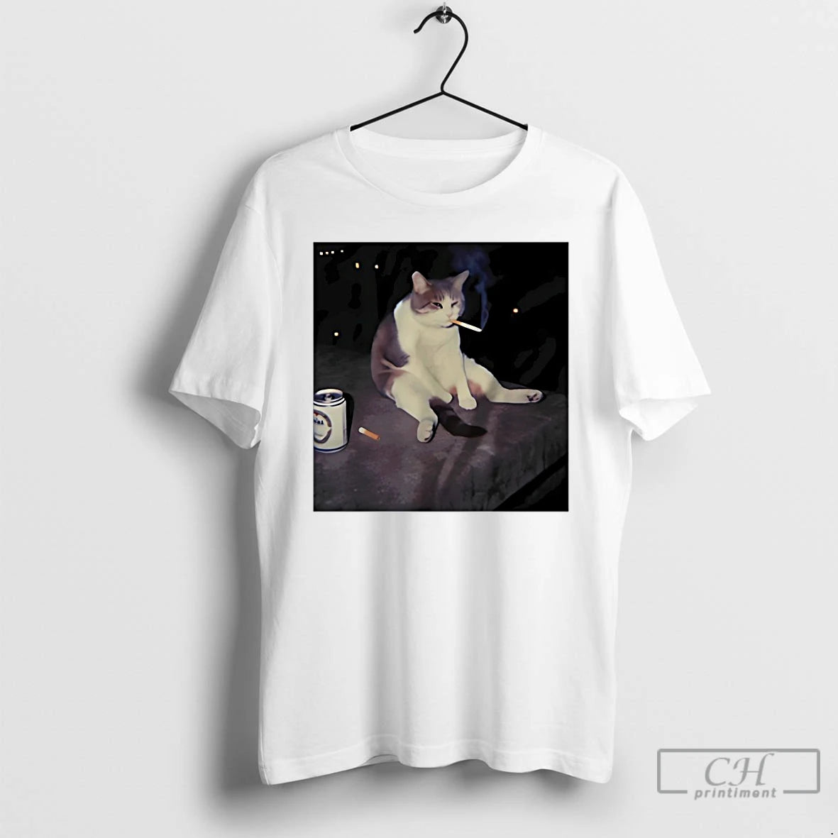 Classic Cat Smoking Cigarette T-Shirts, Hoodie, Sweatshirt | InkNestWear.com