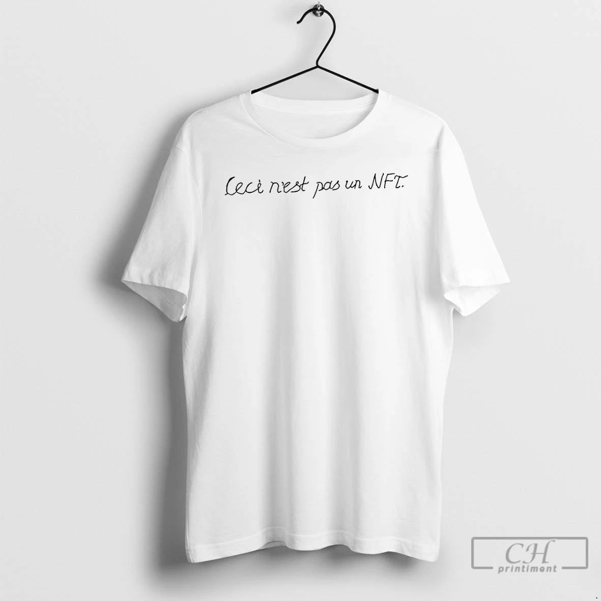 Classic Ceci Nest Pas Un Nft T Shirts Hoodie, Sweatshirt | InkNestWear.com