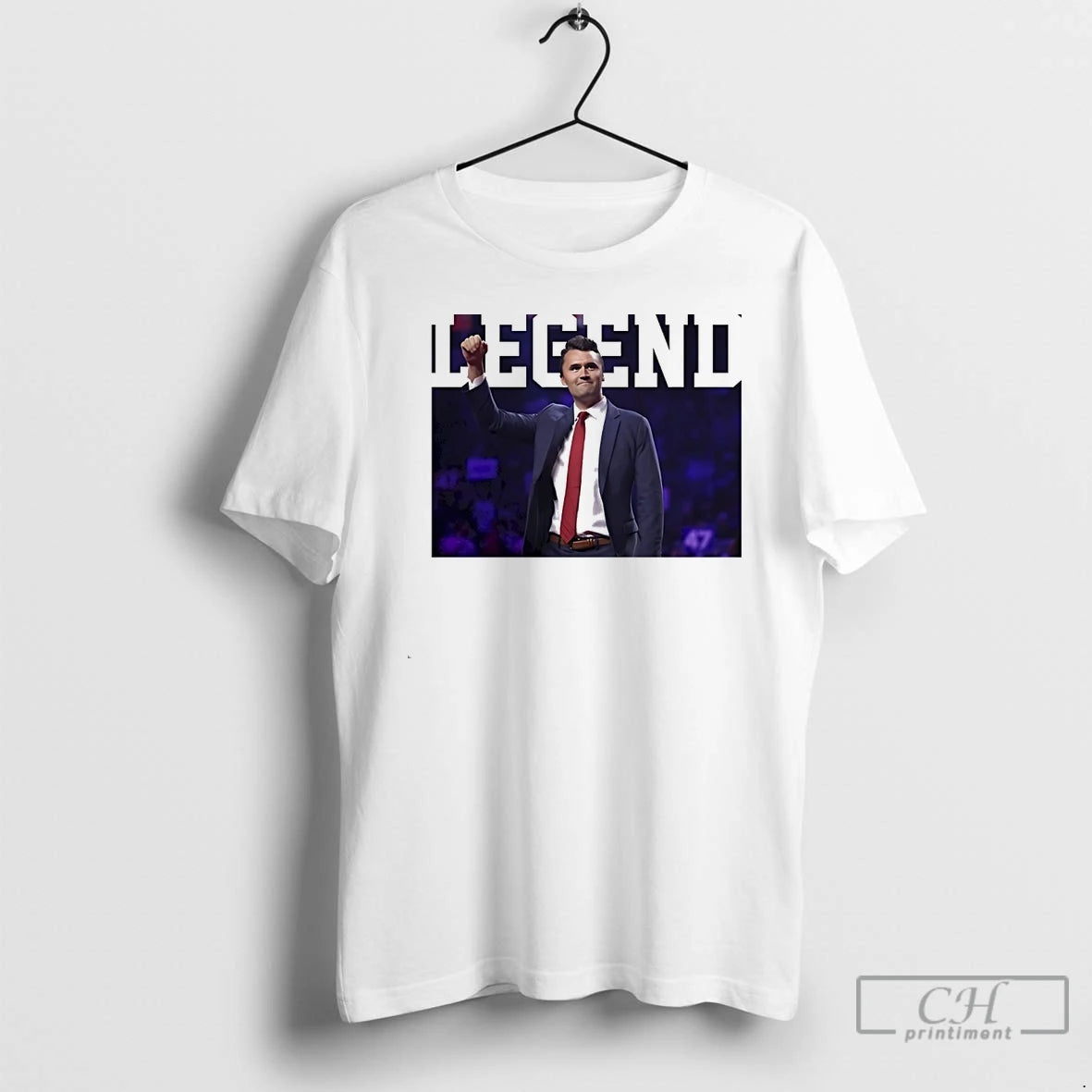 Classic Charlie Kirk Legend White T Shirts Hoodie, Sweatshirt | InkNestWear.com