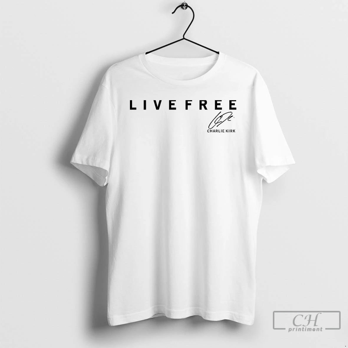 Classic Charlie Kirk Live Free Fight For Freedom White T Shirts Hoodie, Sweatshirt | InkNestWear.com