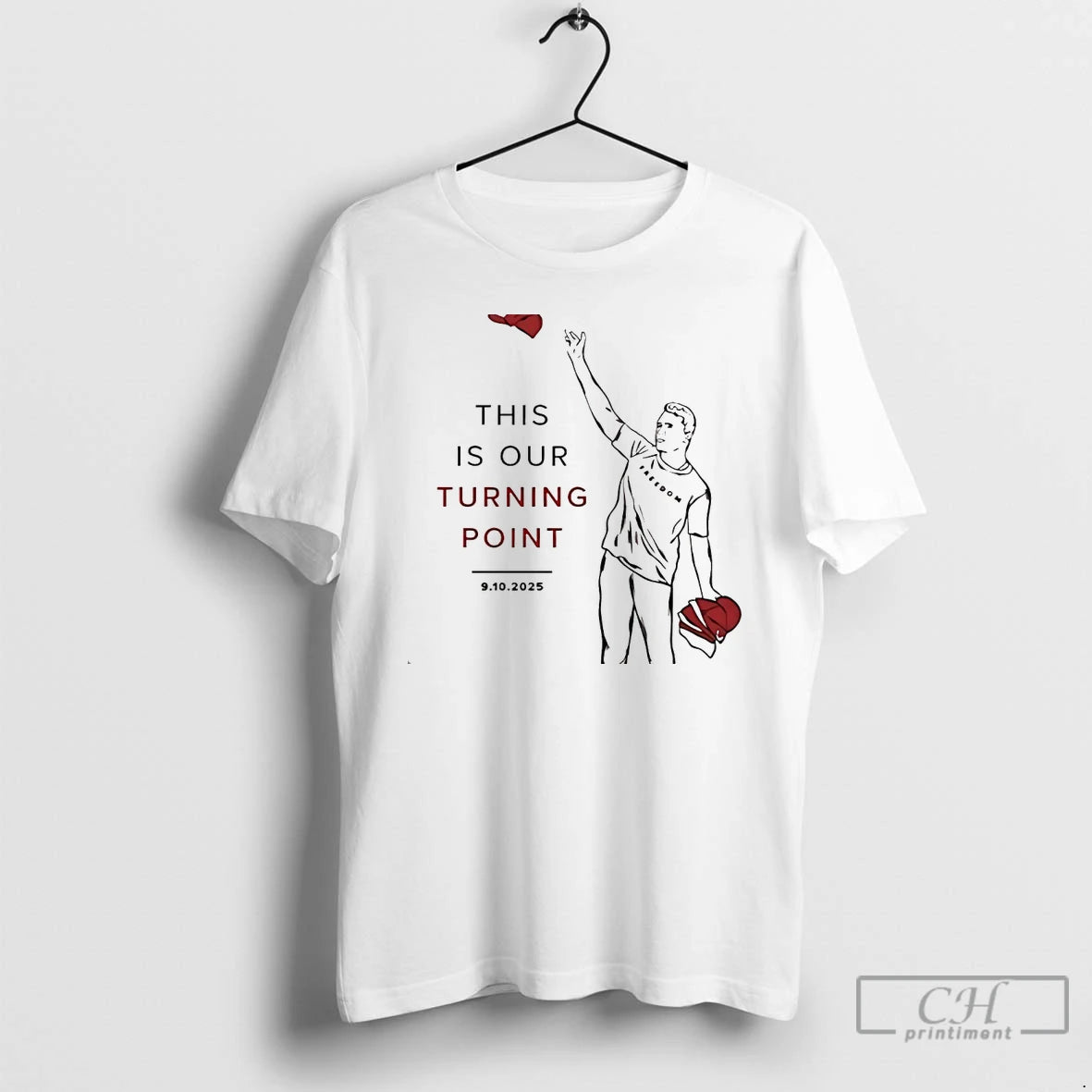 Classic Charlie Kirk This Is Our Turning Point White T Shirts Hoodie, Sweatshirt | InkNestWear.com