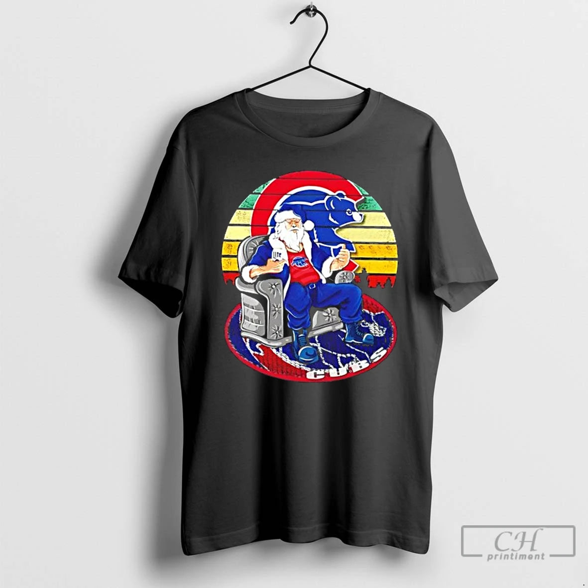 Classic Chicago Cubs X Santa Claus Christmas Vintage T Shirts Hoodie, Sweatshirt | InkNestWear.com