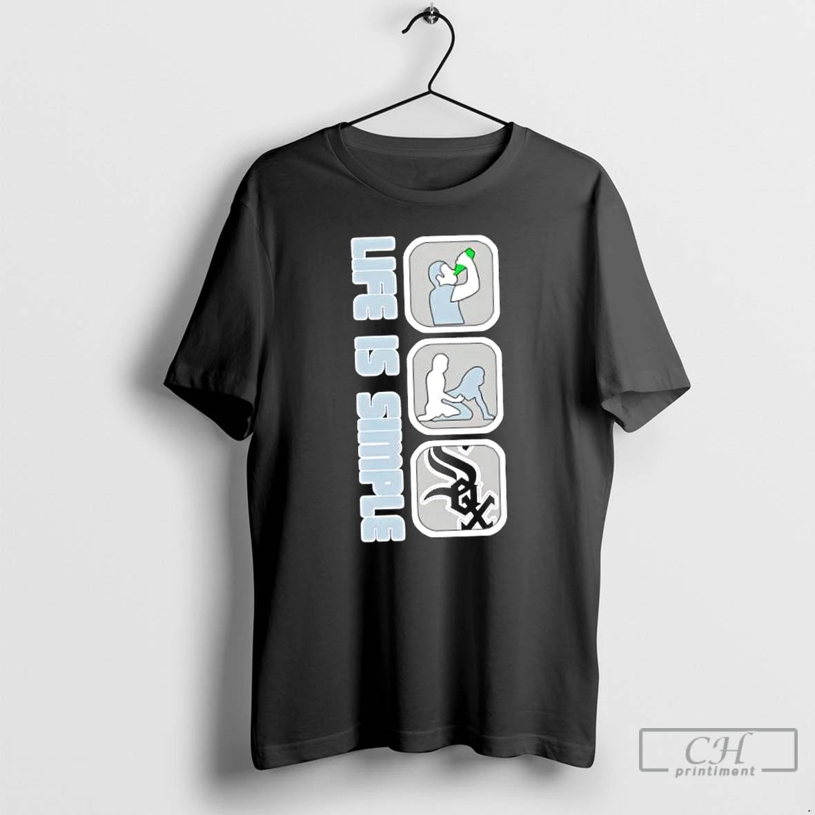 Classic Chicago White Sox Baseball Life Is Simple T Shirts Hoodie, Sweatshirt | InkNestWear.com