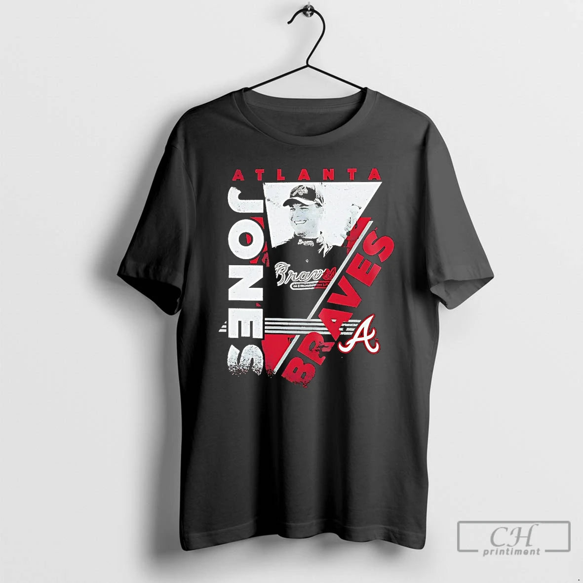 Classic Chipper Jones Portrait Atlanta Braves T Shirts Hoodie, Sweatshirt | InkNestWear.com