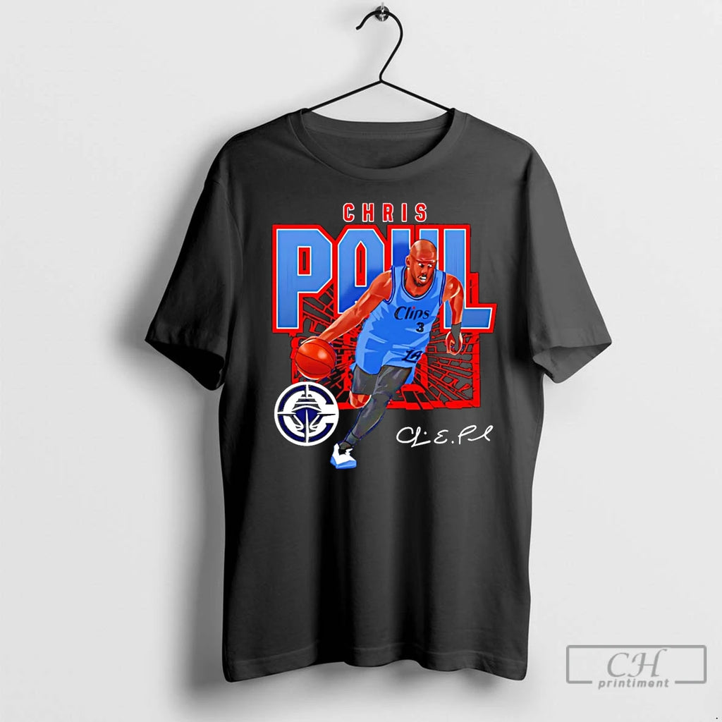 Classic Chris Paul Los Angeles Clippers Shattered Signature