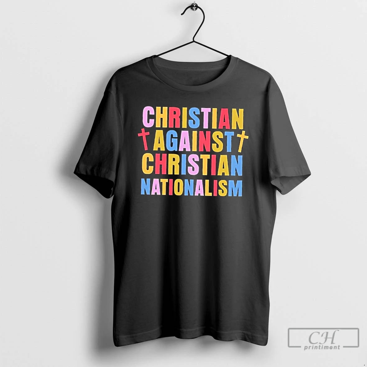 Classic Christian Against Christian Nationalism Colors T-Shirts, Hoodie, Sweatshirt | InkNestWear.com