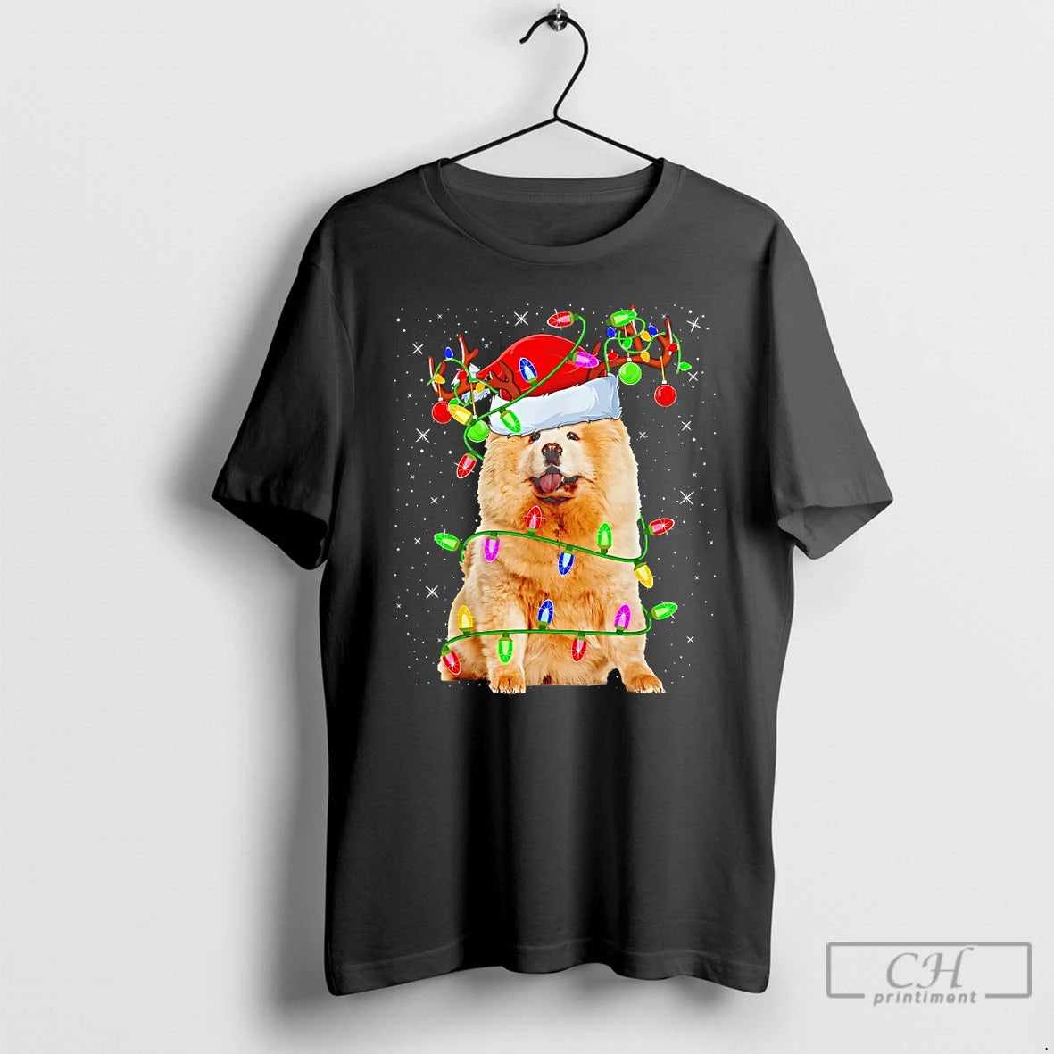 Classic Christmas Chow Chow Lights T Shirts Hoodie, Sweatshirt | InkNestWear.com