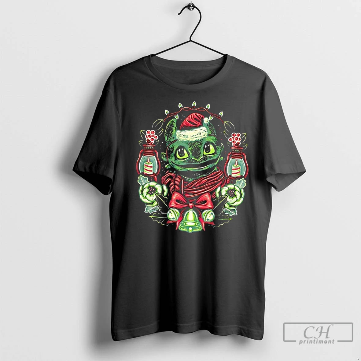 Classic Christmas Night Fury Toothless Dragon T-Shirts, Hoodie, Sweatshirt | InkNestWear.com