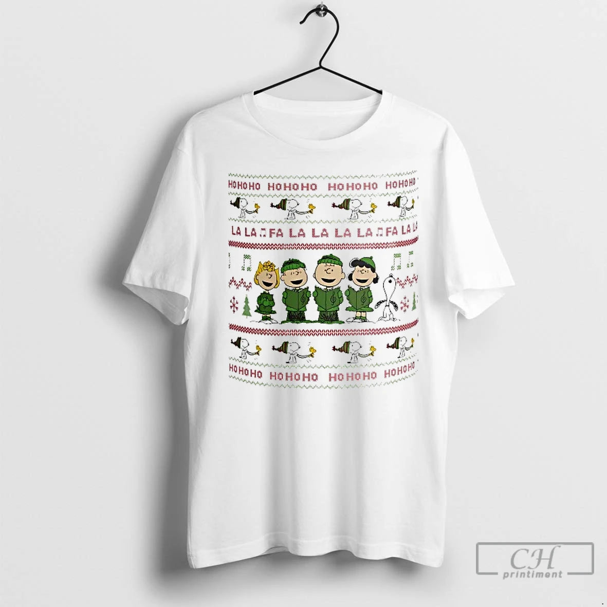 Classic Christmas Peanuts Gang Holiday Choir Two Tone T-Shirts, Hoodie, Sweatshirt | InkNestWear.com