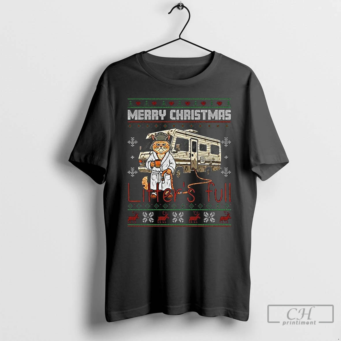 Classic Christmas Vacation Parody Cat Litters Full National Lampoons T-Shirts, Hoodie, Sweatshirt | InkNestWear.com