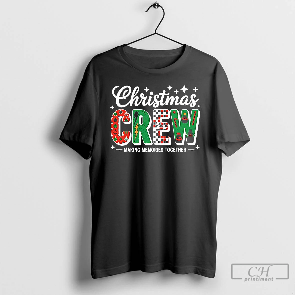 Classic Christmas Crew Making Memories Together Holiday T Shirts Hoodie, Sweatshirt | InkNestWear.com