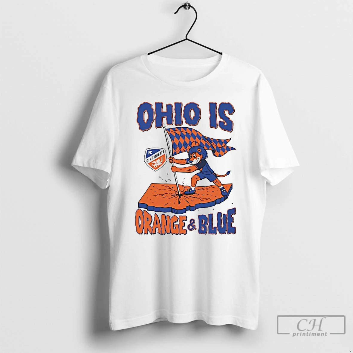 Classic Cincinnati Fc Ohio Is Orange And Blue T-Shirts, Hoodie, Sweatshirt | InkNestWear.com