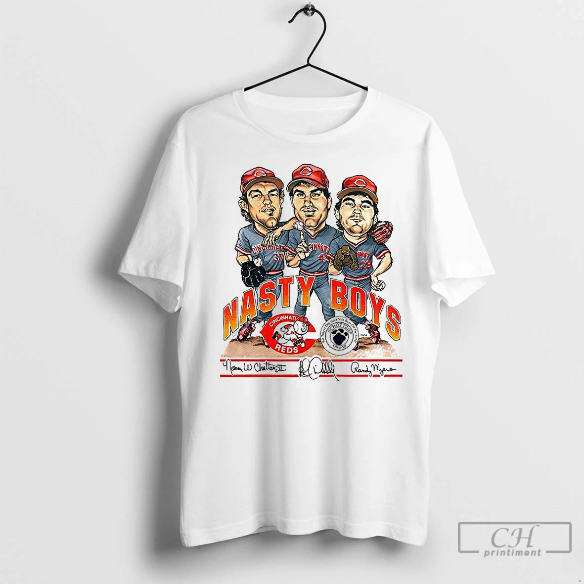 Classic Cincinnati Reds Nasty Boys Signature T-Shirts, Hoodie, Sweatshirt | InkNestWear.com