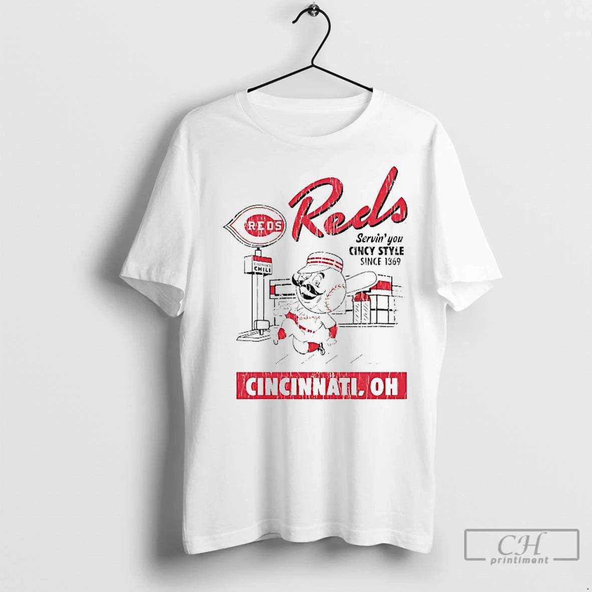 Classic Cincinnati Reds Serving You Cincy Style Since 1369 T-Shirts, Hoodie, Sweatshirt | InkNestWear.com